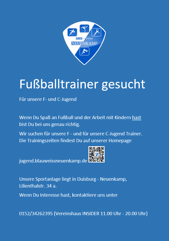 You are currently viewing Fußballtrainer gesucht